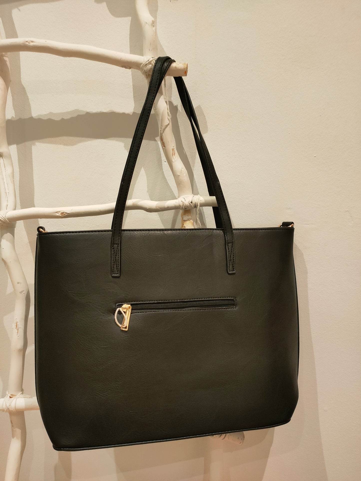 Bolso shopper o shopping hombro negro