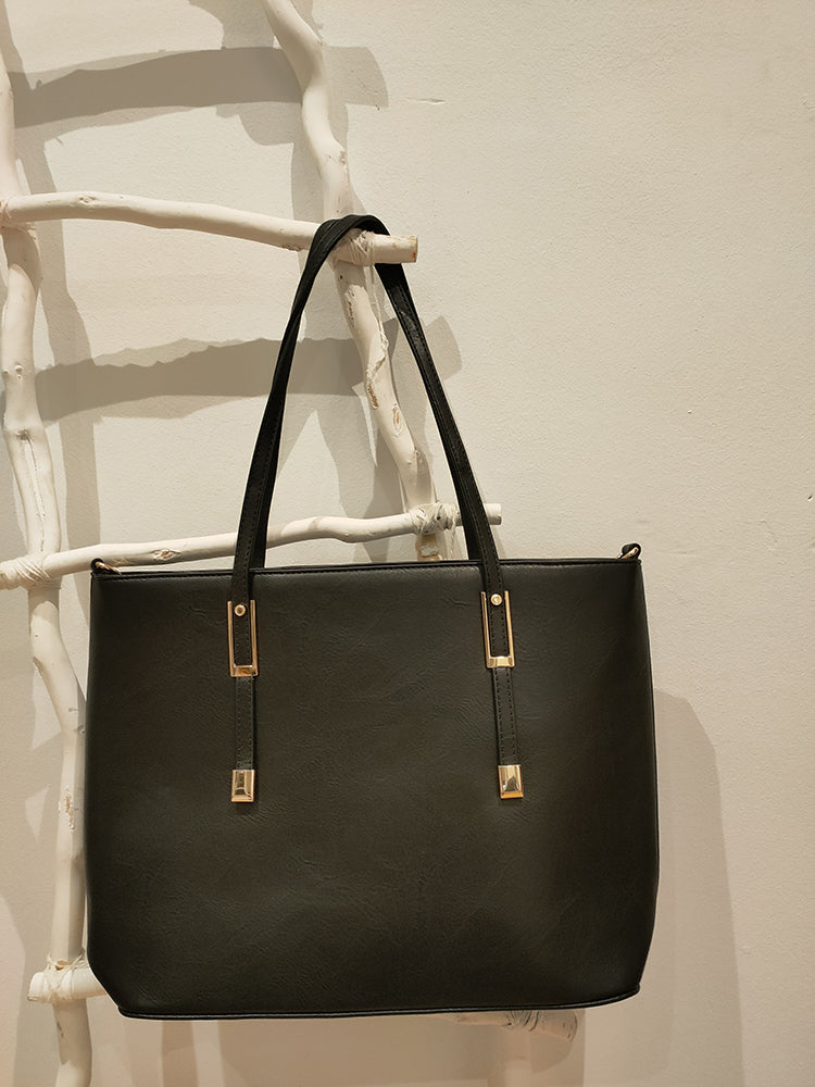 Bolso shopper o shopping hombro negro